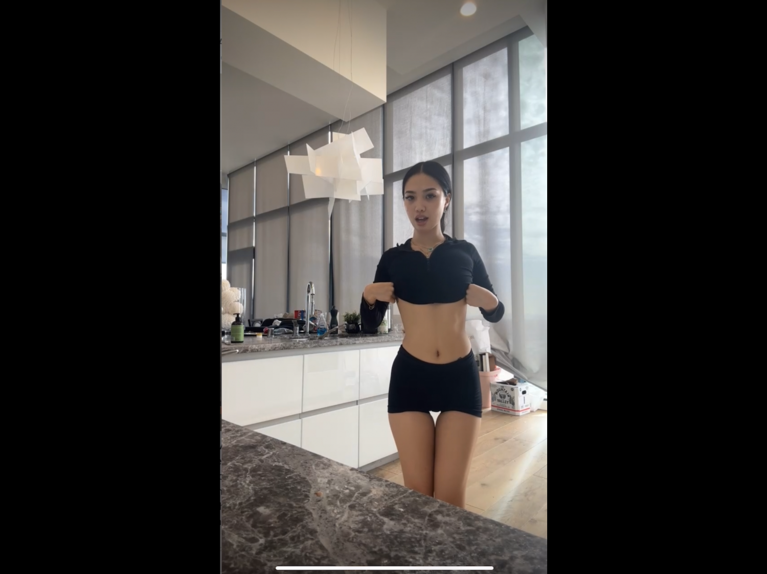 Fit Asian shows off her perfect physique and teases pussy #b2eso4Zl